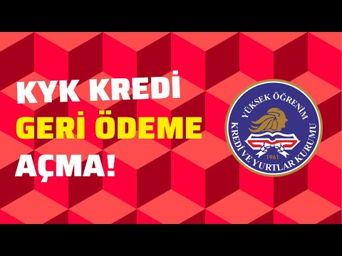 FAİZSİZ KYK KREDİ GERİ ÖDEME AÇMA NASIL YAPILIR? (2022)