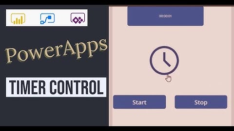 PowerApps Timer Control