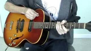1966 Gibson Es-125 Demo (Acoustic, Electric Clean and Dirty) and Slide