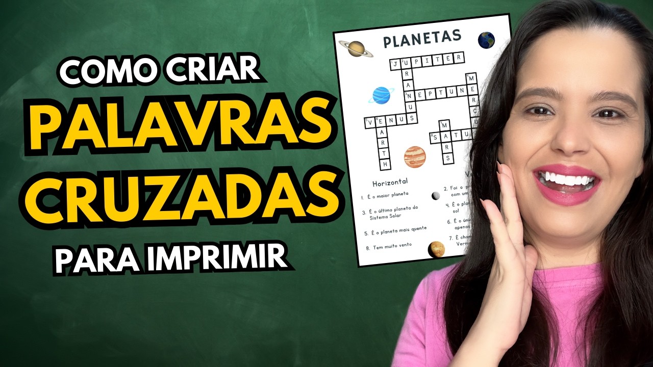 Como Criar Palavras Cruzadas FÁCIL com IA | Tutorial Teachy - YouTube
