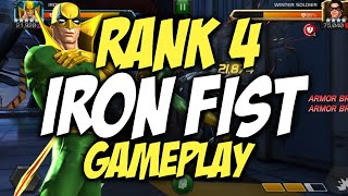 Rank 4 Iron Fist Gameplay | Marvel Contest Of Champions