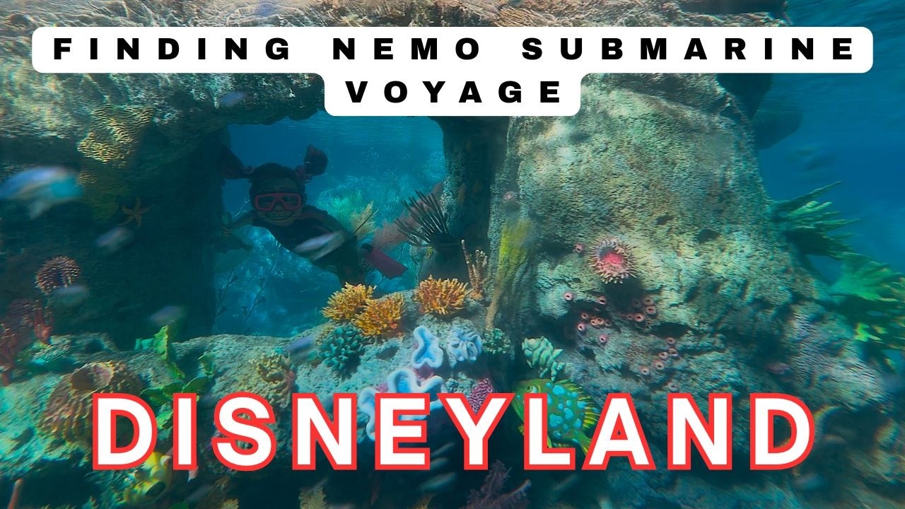 4K 2026 FINDING NEMO SUBMARINE VOYAGE ATTRACTION AT DISNEYLAND, ANAHEIM (CALIFORNIA) FULL TOUR