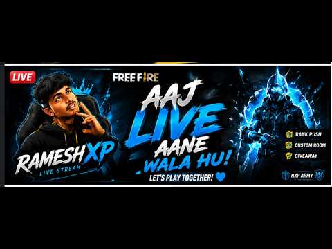 🔴 FREE FIRE MAX LIVE 🔥 GRANDMASTER RANK PUSH | CS RANKED | CUSTOM ROOM | HINDI | ROAD TO 500 SUBS