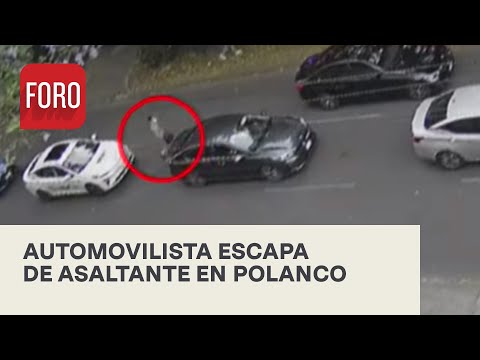 Automovilista libra asalto en Polanco - Las Noticias