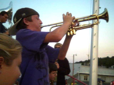 Casey Wise playing the trumpet!