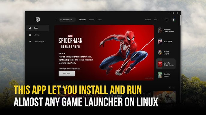 Accessing Epic Games Store on Linux With Lutris