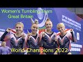 Women&#39;s Team Tumbling World Champions 2022 - Great Britain