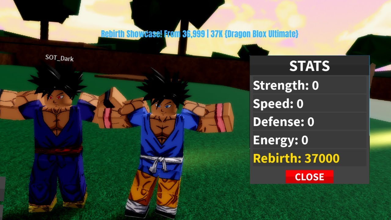 Rebirth showcase from 36 999 37k dragon blox ultimate youtube