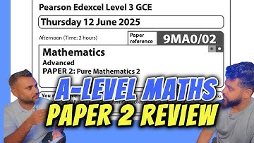 A-Level Wiskunde Paper 2 Review - Edexcel (2025) | NIET wat we verwachtten!