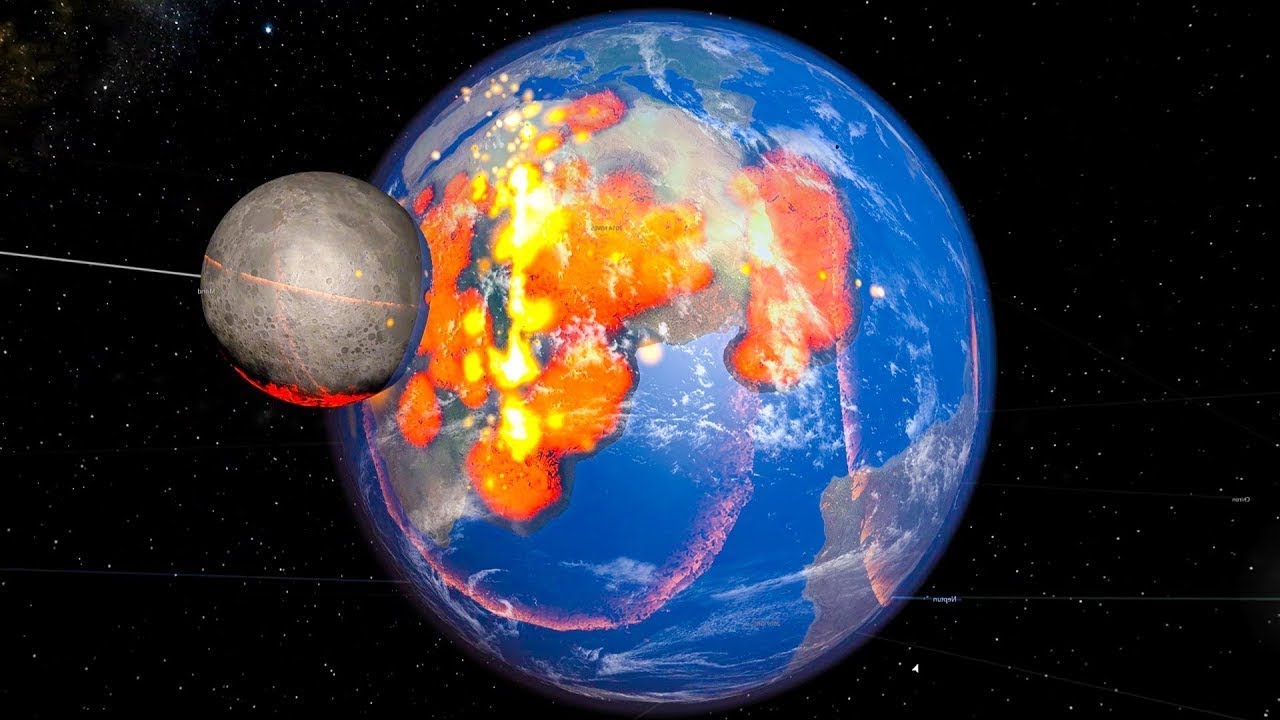 Wenn Der Mond Auf Die Erde Stürzt