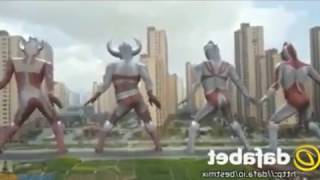 Ngakak Gila ULTRAMAN joget Oles Turun Naik di Bandara malaysia bikin ngakak