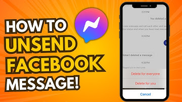 How To Delete/Unsent Messages in Facebook Messenger - 2025 (Fast & Easy)