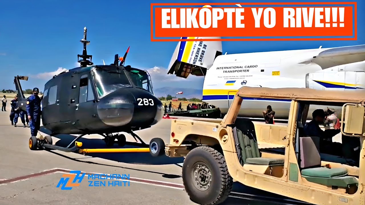 Flash!!! Elikoptè Yo Rive Pou Fòs MSS la ak 200 Polisye Kenyan pami yo plizyè ajan SWAT