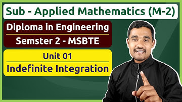 Indefinite Integration - 04 | Integration of Rational Functions | MSBTE