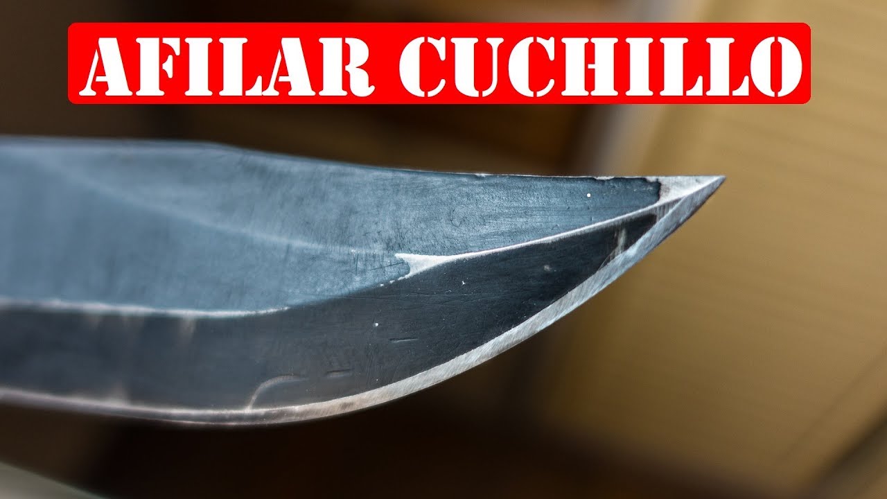 Cómo afilar un cuchillo jamonero -