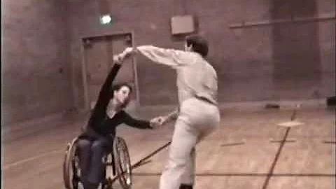 Wheelchair and Skate dance duet: Charlene Curtis a...