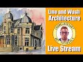 Architectural marvels unveiled line and wash architecture live stream