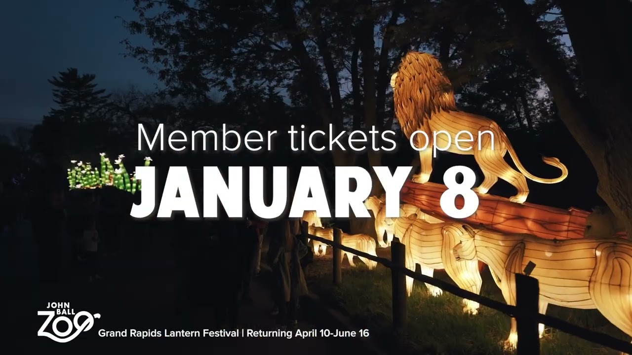 John Ball Zoo Lantern Festival Returns to Grand Rapids for 2024. GR Zoo  Lights are Back! 