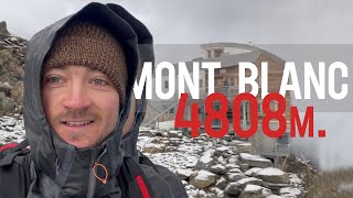 Mont Blanc SUMMIT Ascent 4808m.  Gouter route