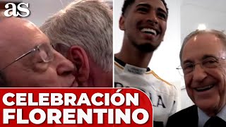 Florentino Pérez En La Fiesta Del Real Madrid En El Vestuario