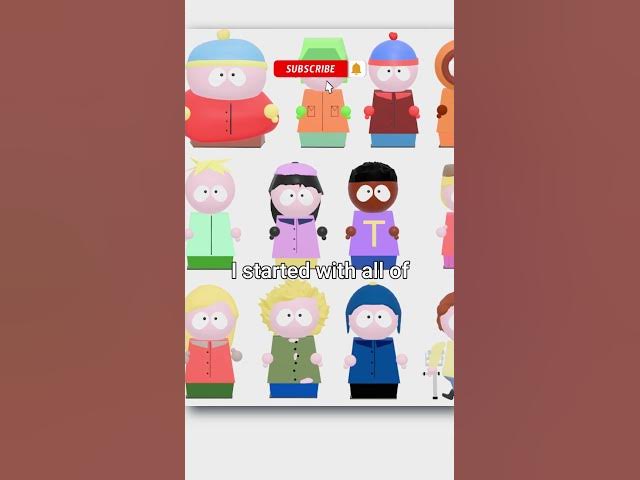 How I made my own South Park Episode! #southpark #animation #blender #ericcartman #kyle #kanyewest