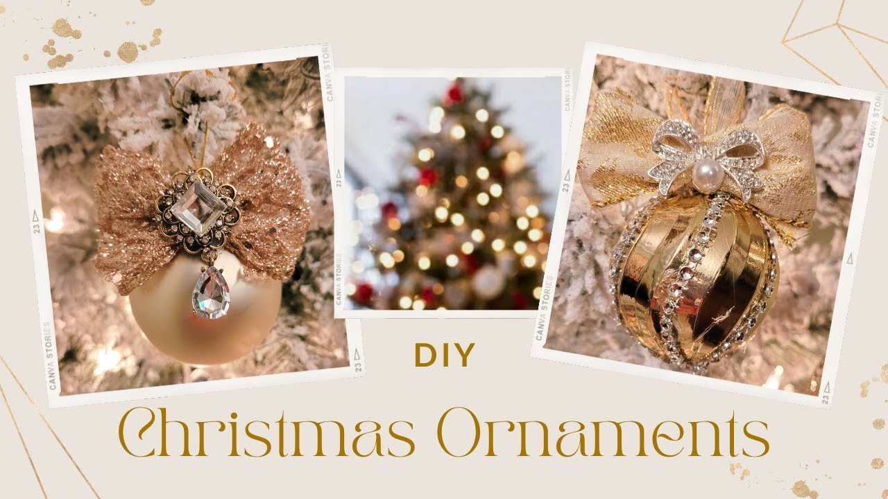 Beautiful Christmas ornaments DIY Christmas ornaments YouTube