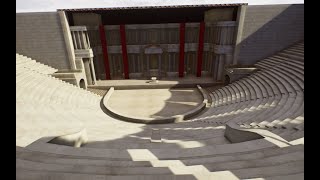 Paphos Theatre, Cyprus, VR recreation for the Oculus Rift S version of the Soundgate App