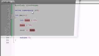 Buckys C++ Programming Tutorials   6   Variables Memory Concepts | C++ Tutorial