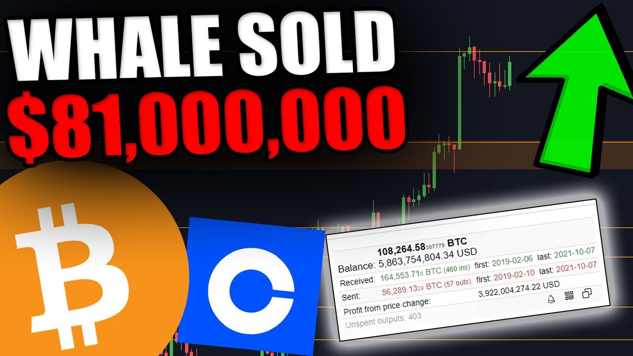 BITCOIN IS BULLISH! SO WHY DID THE BIGGEST WHALE JUST SELL ON COINBASE?