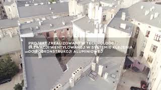 Tubadzin Airflow System - Reprodukcja obrazu Wojciecha Siudmaka na płytach Ceramiki Tubądzin