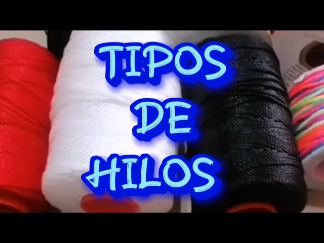 Cuál es el MEJOR HILO para Pulseras y Pendientes de macramé❓ [Descubre  nuevos TIPOS DE HILOS] 