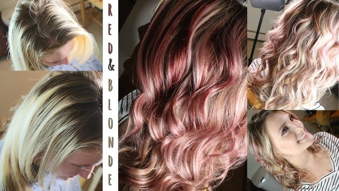 5. Red and Blonde Highlights - wide 11