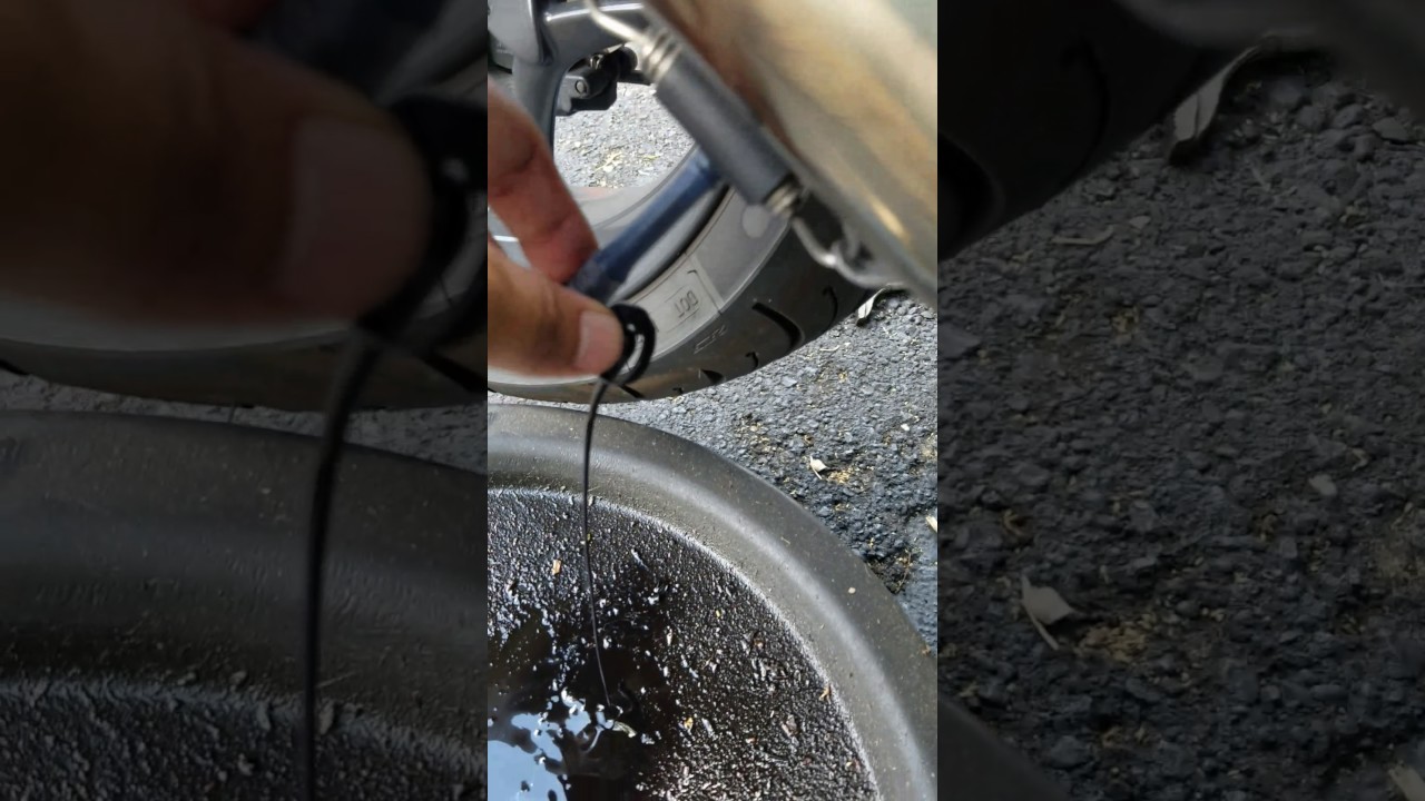 BMW K1200R Oil Change - YouTube