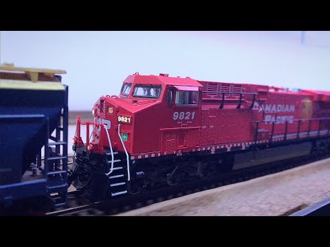 Model Railroading with Canadian Model Train in HO Scale - Canadian Pacific, CP 4K UHD