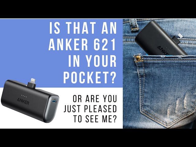 Anker Nano Portable Charger for iPhone, with Built-in MFi Certified  Lightning Connector, Power Bank 5,000mAh 12W, Compatible with iPhone 14/14  Pro /