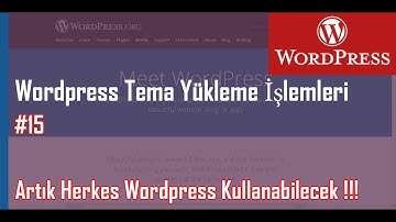 Wordpress Tema Yükleme İşlemleri - Uzmanından Ücretsiz Wordpress Eğitim Seti 15