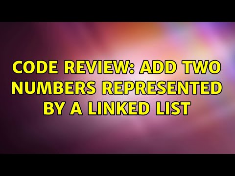 Code Review: Add