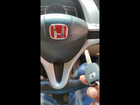 Honda Civic 2006-2012 model Security Immobilizer system explanation and