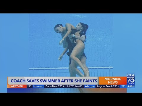 Coach saves American swimmer Anita Alvarez after she faints at World Championships