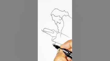 Rabindranath Tagore Drawing Easy 🙏🌹🌷 #shorts  #youtubeshorts  #shortsfeed  #art  #rabindranathtagor