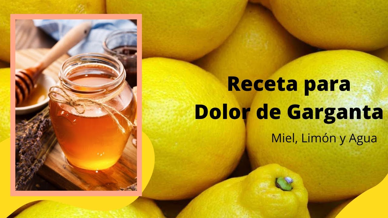 La MEJOR Receta para el dolor de Garganta (SOLO 3 INGREDIENTES) - YouTube