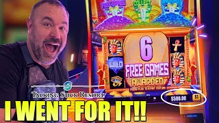 OMG:$500 Spins!! Largest Bet Ever On Mo' Mummy At Talking Stick Resort! screenshot 3