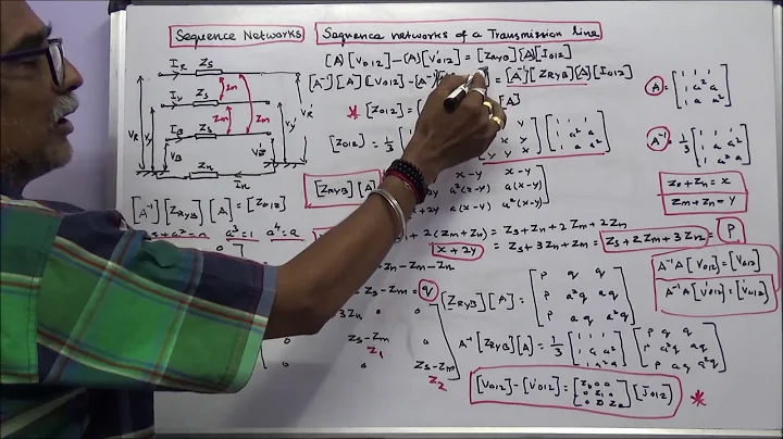 UNSYMMETRICAL FAULT CALCULATIONS – PART – 36 – SEQUENCE NETWORK OF A TRANSMISSION LINE