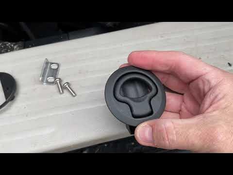 2018 Chrysler Pacifica Stow n go Latch Replacement - YouTube