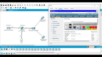Wireless Networking - LAB | Configure WLC 3504 in packet Tracer