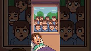 What If Everyone Had the Same Face 😱 #whatif #animation #8bit #alternativescene