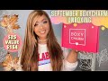 BOXYCHARM SEPTEMBER 2021 $25 BASE UNBOXING & TRY-ON 🤩 || BEAUTY BOX  REVIEW✨ BETTER THAN IPSY?👀