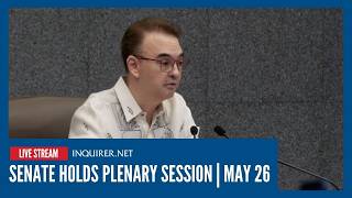 LIVE: Senate holds plenary session | May 26