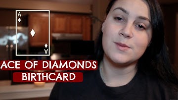 Ace of Diamonds Birth Card