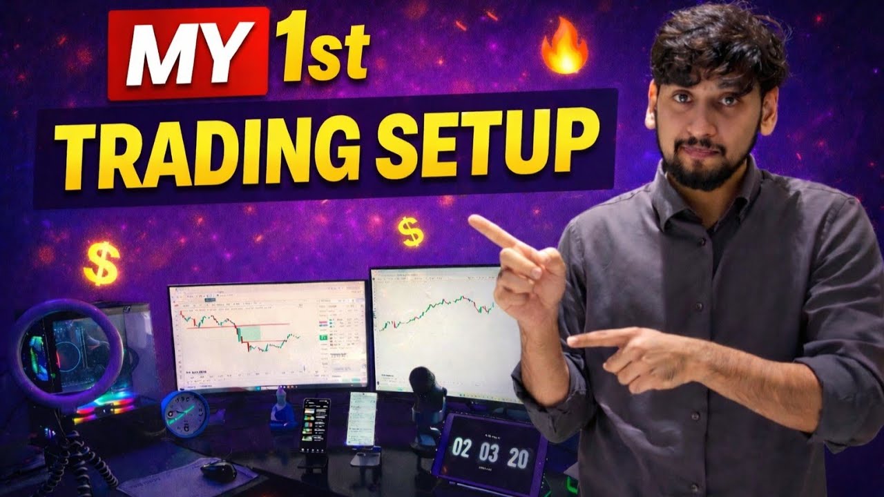 My1st Trading Set-up ️🧿 // Trading set-up tour🔥 - YouTube